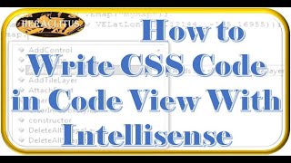 MS Expression Web4 Learning Lesson 13- How to Write CSS Code in Code View with Intellisense
