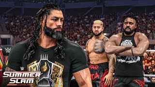 How Roman Reigns Returns To WWE Summerslam 2024 | WWE 2K24