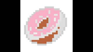 Donut Pixel Art pixilart