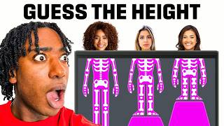 Kevin Langue! Match The Height To The Person (Girls Edition)