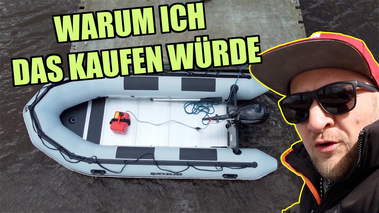 ✓ Schlauchboot mit Motor 15 PS ohne Führerschein 😁🤘 