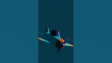 Low poly Plane simulation