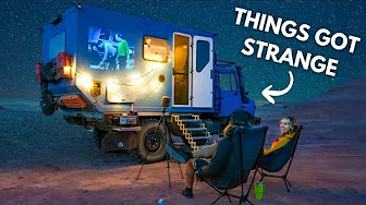 We Camped Next to an Experimental Desert Research Facility 👽 | Overland Unimog Truck Camping