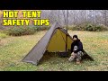 Hot Tent Safety Tips