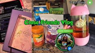 Vlogging like you're in my Close Friends: cook w me, work out, meditate
