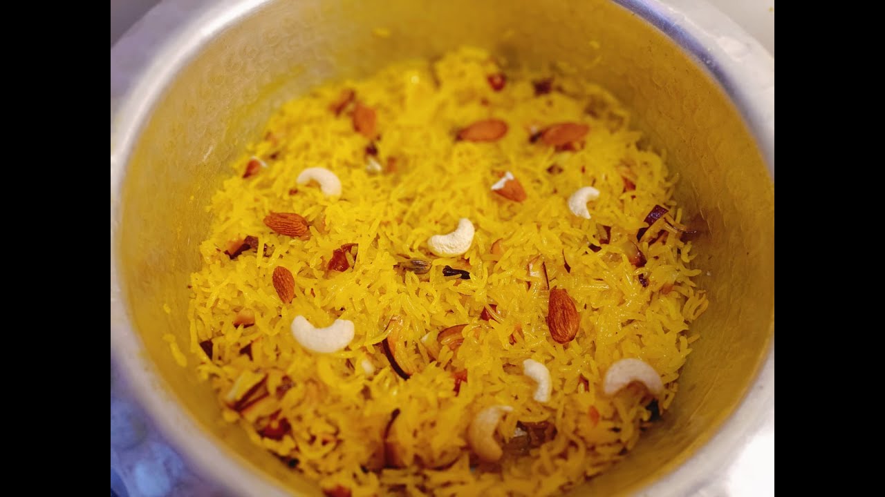Meetha Rice Zarda Recipe Meetha Cawal Recipe |How To Make Rice Recipe - YouTube