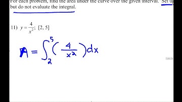 Intregrals: Setting up an Integral (Not evaluating)