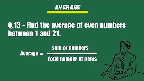 find the average of even numbers between 1 and 21.