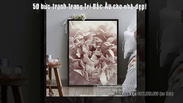 50+ Bức Tranh Trang Trí Bắc Âu Scandinavian cho nhà đẹp - Siêu thị tranh AmiA