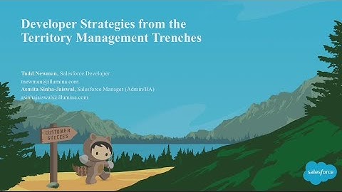 Developer Strategies From the Territory Management Trenches