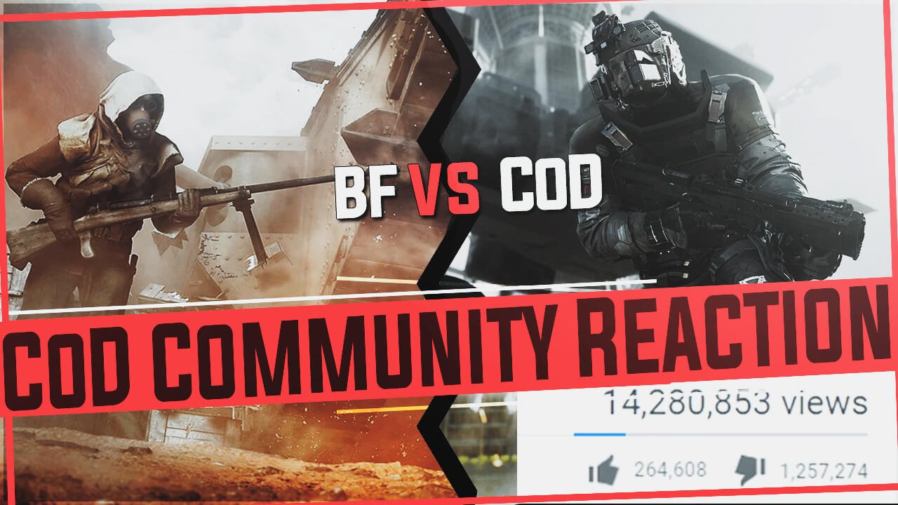 Community Reaction to CoD Trailer + BF vs CoD Debate