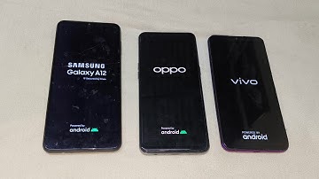 Samsung A12 vs Oppo F17 vs Vivo Y95 Reboot Speed Test