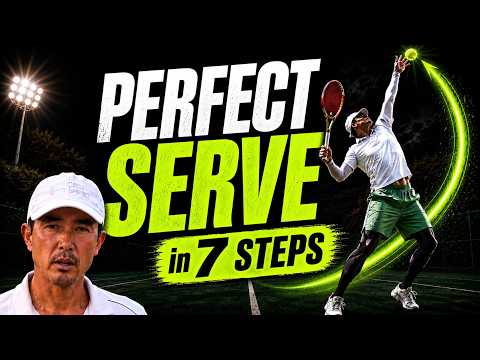 How to hit the perfect tennis serve in 7 simple steps — video lesson by Coach Jay