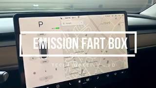 Tesla Model Y - How to access Emission Fart Box screenshot 2