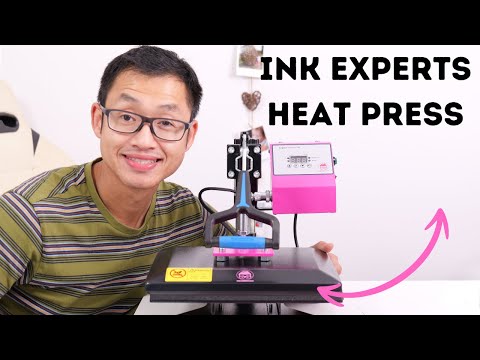 Ink Experts Heat Press Unboxing And Review With A Test Pressing Of The 30 X 23 Cm Swing Away Machine