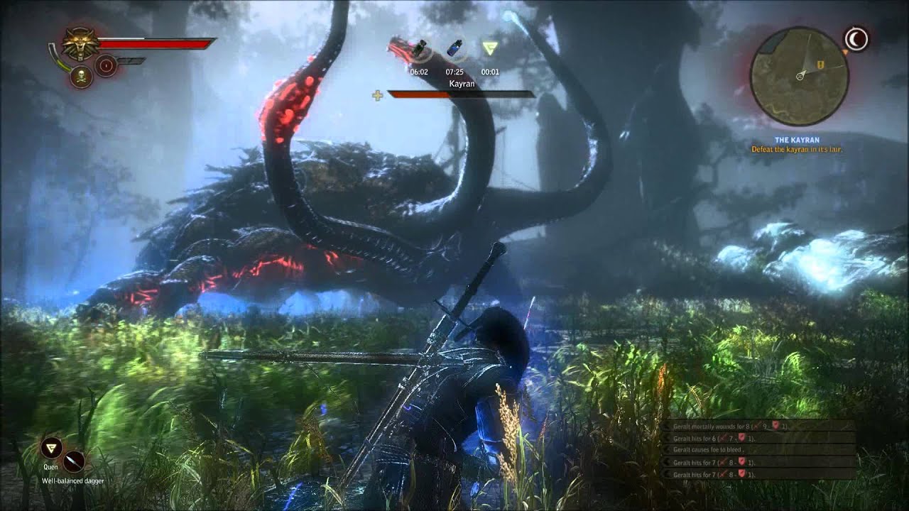 Witcher 2 Kayran Boss GTX 580 Ultra Settings 1080p 1920x1080 res YouTube