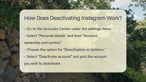 How Does Deactivating Instagram Work? - Everyday-Networking
