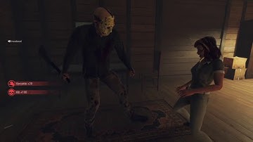 Friday the 13th Gameplay Part IV Jason Voorhees 8/8 Kills Pinehurst Map