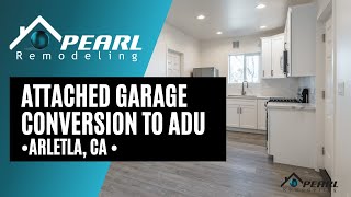 Attached Garage Conversion to ADU  Arleta, CA  Pearl Remodeling