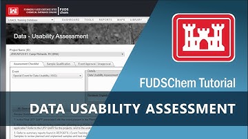 Data Usability Assessment - FUDSChem