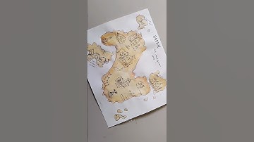 Make a Fantasy Map with me✨ #mahisart #shorts