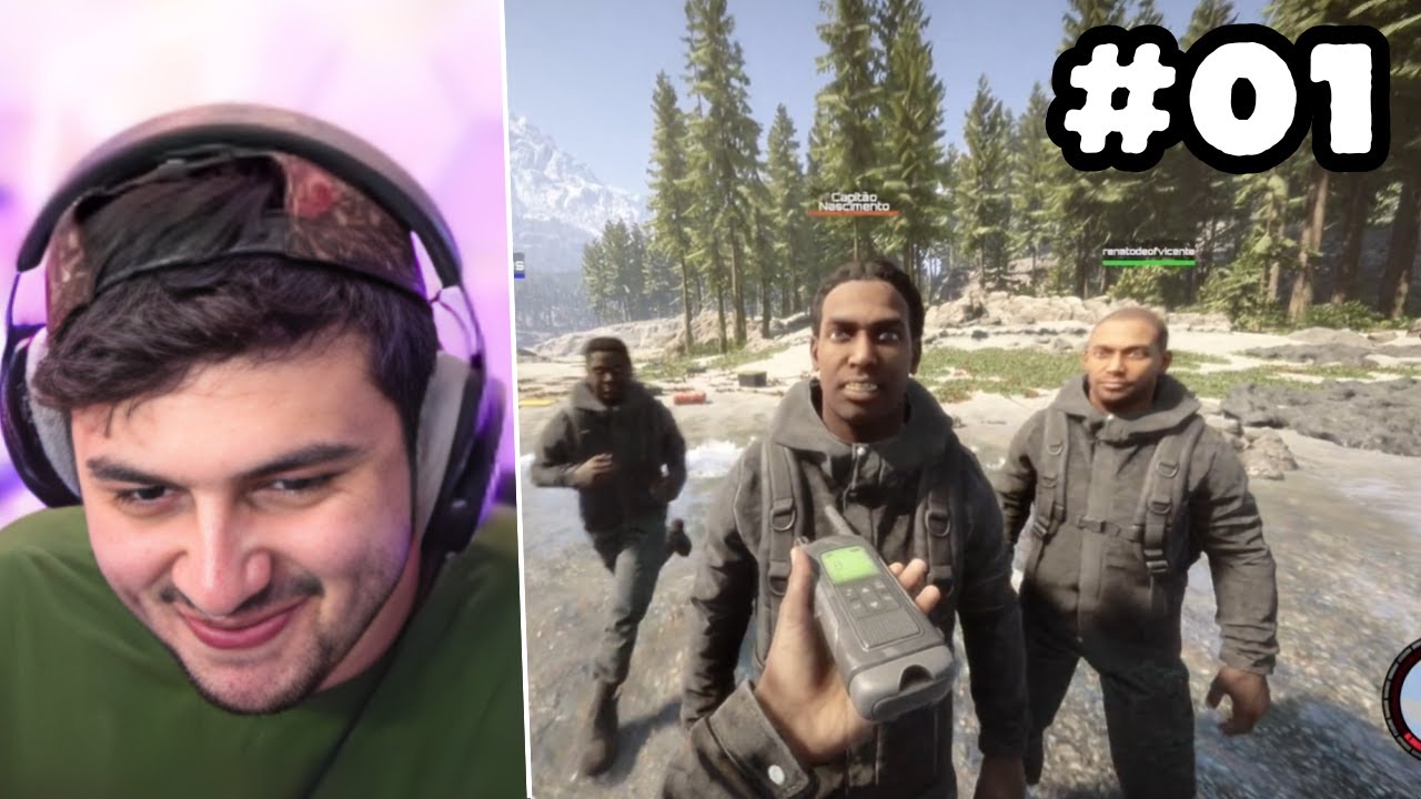 GABE JOGANDO "THE FOREST" COM A GALERA DA LOUD "CORINGA, CAIOX, YAYAH" | EP 01