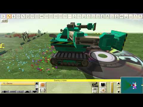 Colobot: Gold Edition - Gantry Crane demo