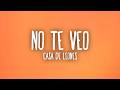 Casa De Leones - No Te Veo (Remix) (Letra/Lyrics)