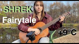 Playing Shrek’s Fairy Tale by an Autumn Lake (+9°C) / Classical Guitar
