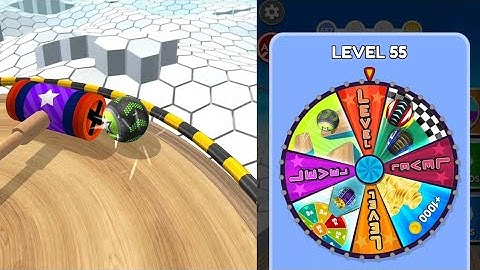 Going Balls Wheel Spin Level 55 ( Android & IOS Gameplays )