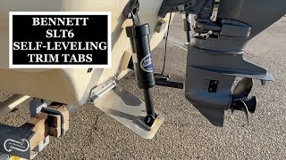 INSTALL AND WATER TEST BENNETT SLT6 SELF LEVELING TRIM TAB SYSTEM ON J16 CAROLINA SKIFF BOAT
