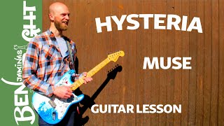 Hysteria - Muse - Guitar Lesson & Solo