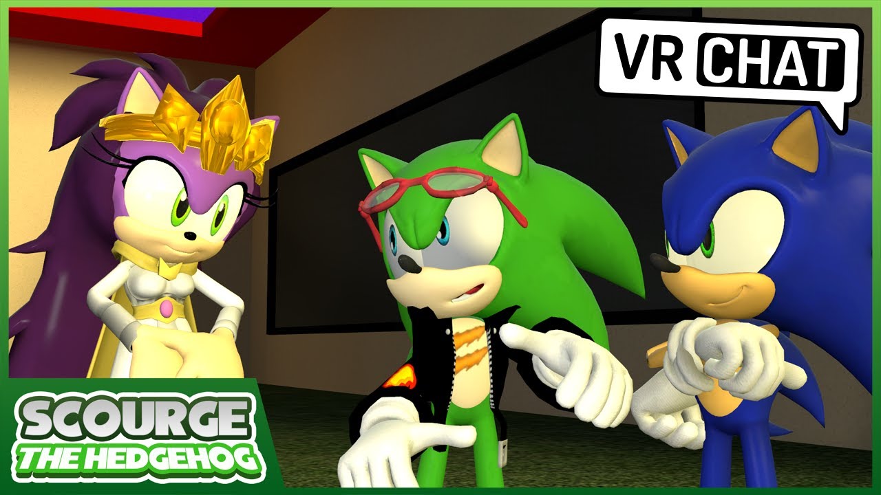 Scourge, Sonic, and Queen Mom Aleena go to Chuck E Cheese (VR CHAT)