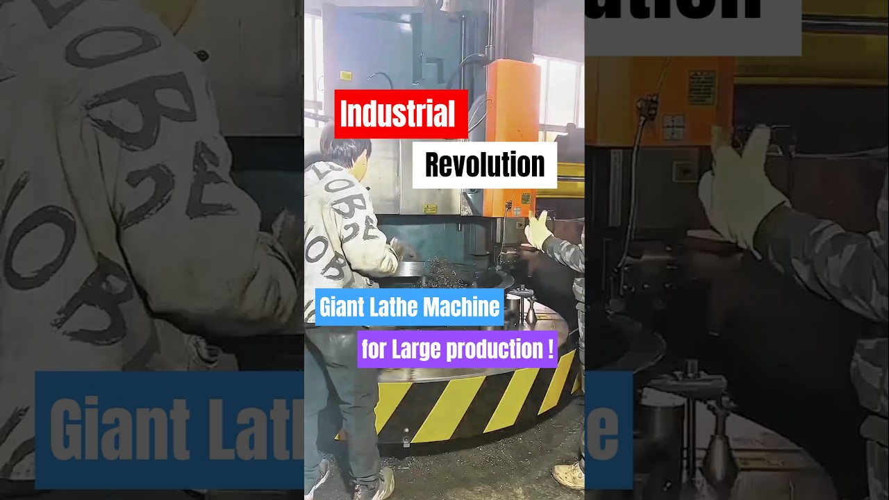 Ultimate Accuracy - High Performance Industrial Lathe Machine!"