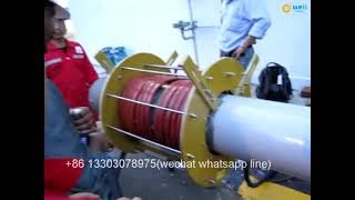quickly heat Bridge steel structure Soft induction coil PWHT production line screenshot 2