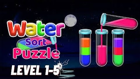 Water Sort Puzzle-Level 1-5 #game