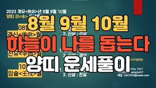 2023년 계묘년 8월/9월/10월 양띠 운세 (1955년생/1967년생/1979년생/1991년생/2003년…