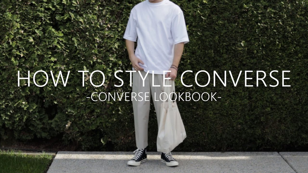 How to Style High // Converse Lookbook Men's Fashion 2021 - YouTube