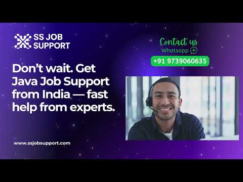 Java Job Support from India | Remote Java Expert Help (Spring Boot, Microservices, Debugging)