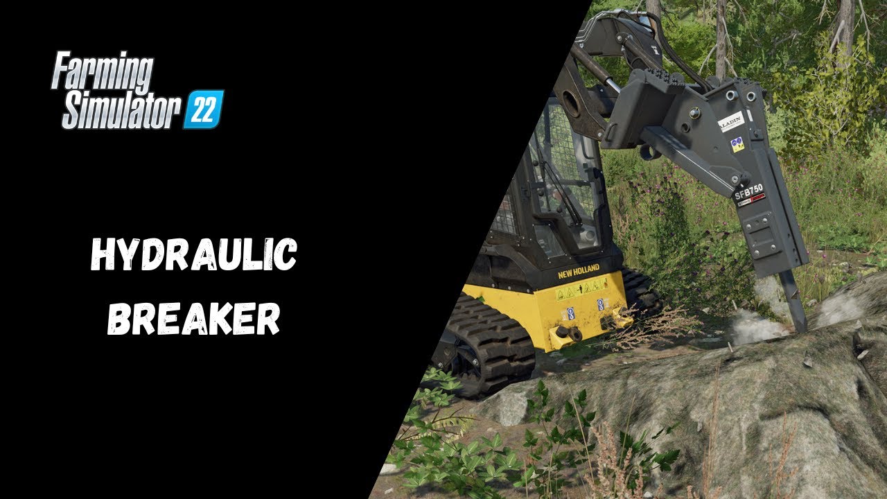 Hydraulic Breaker, Platinum DLC Info Farming Simulator 22 YouTube