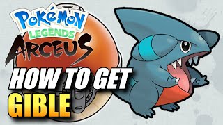 Pokemon Legends: Arceus - How To Get Gible / Gible Location Pokemon Legends: Arceus - How To Get Gible / Gible Location