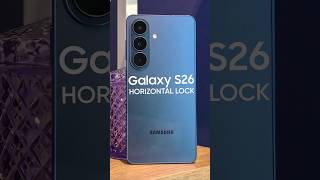 Galaxy S26 - Horizontal Lock Text