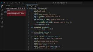 Membuat program sederhana data siswa by Python