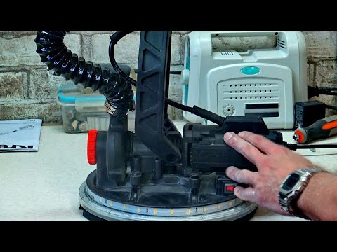 Когда работа в радость. Шлифмашина для стен и потолков KRESS KU 630