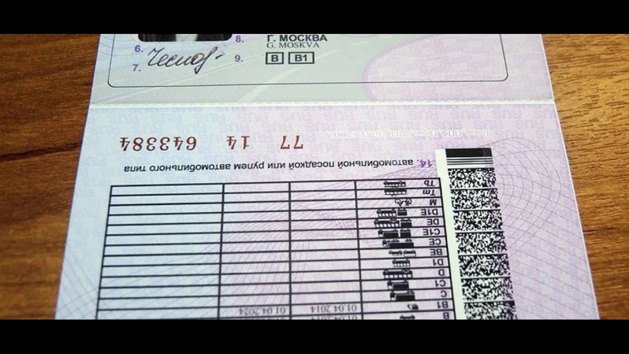 Права водителя автомобиля