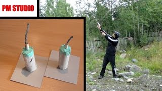 Как сделать ракетницу из спичек и пистонов Как сделать ракетницу из спичек и пистонов