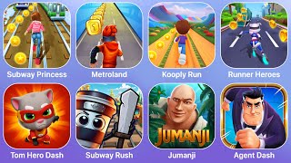 Subway Princess Runner,Metroland,Kooply Run,Runner Heroes,Tom Hero Dash,Subway Rush,Jumanji,Agent Da screenshot 4