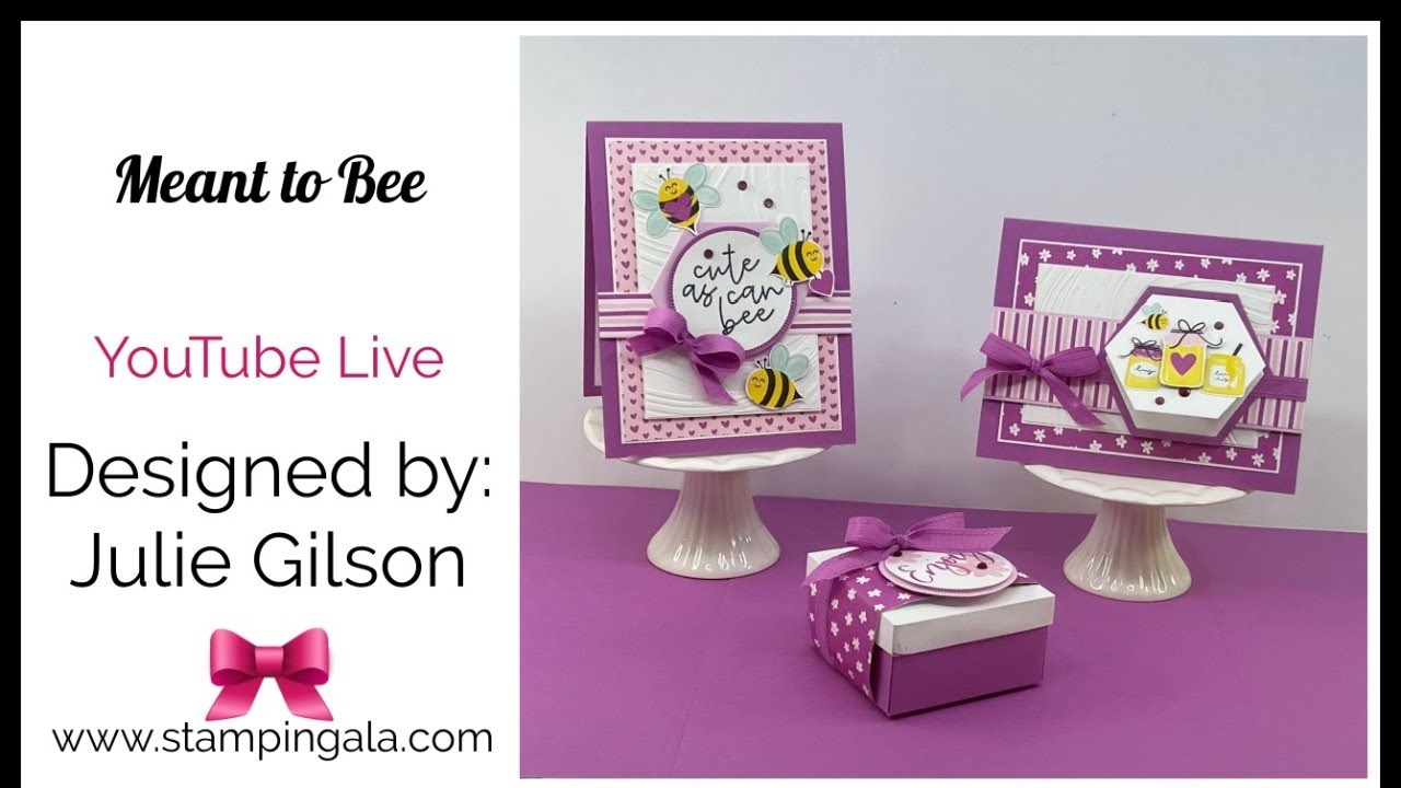 DIY Meant to Bee Bundle | Adorable Bee Cards & Gift Box | Stampin' Up Tutorial
