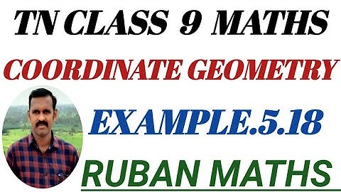 Class 9th Maths | Example 5.18 | Coordinate Geometry