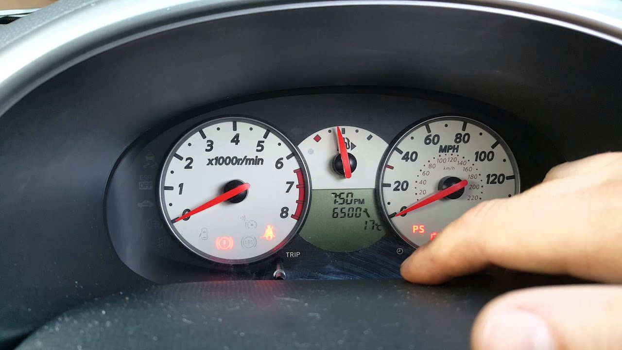 Nissan Micra service light reset YouTube